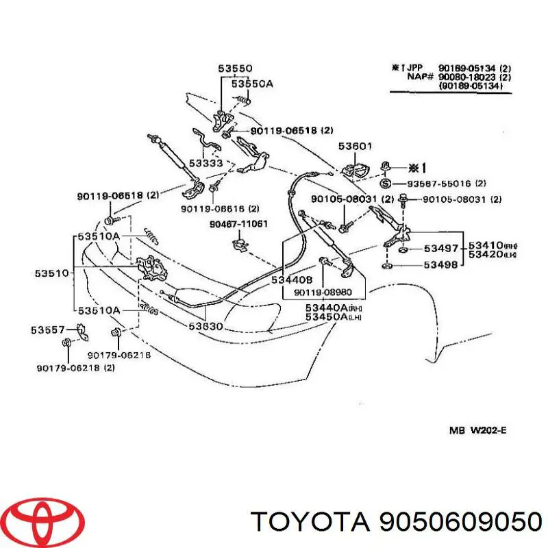  Toyota 9050609050 ціна, від 38.01 USD