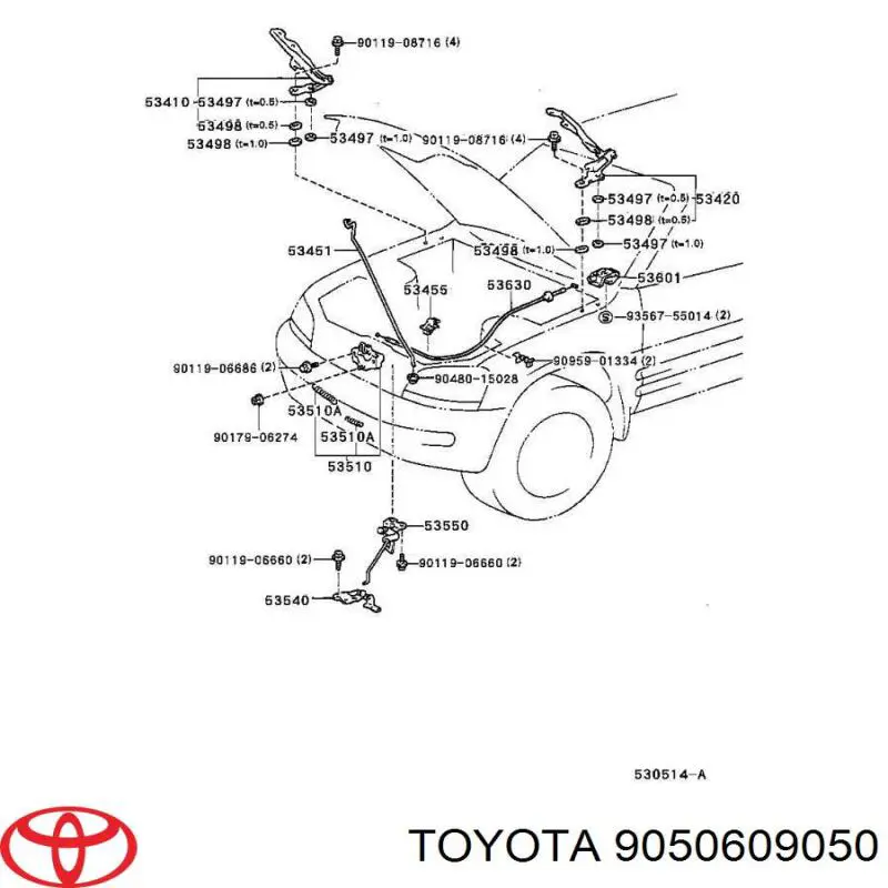 9050609050 Toyota 