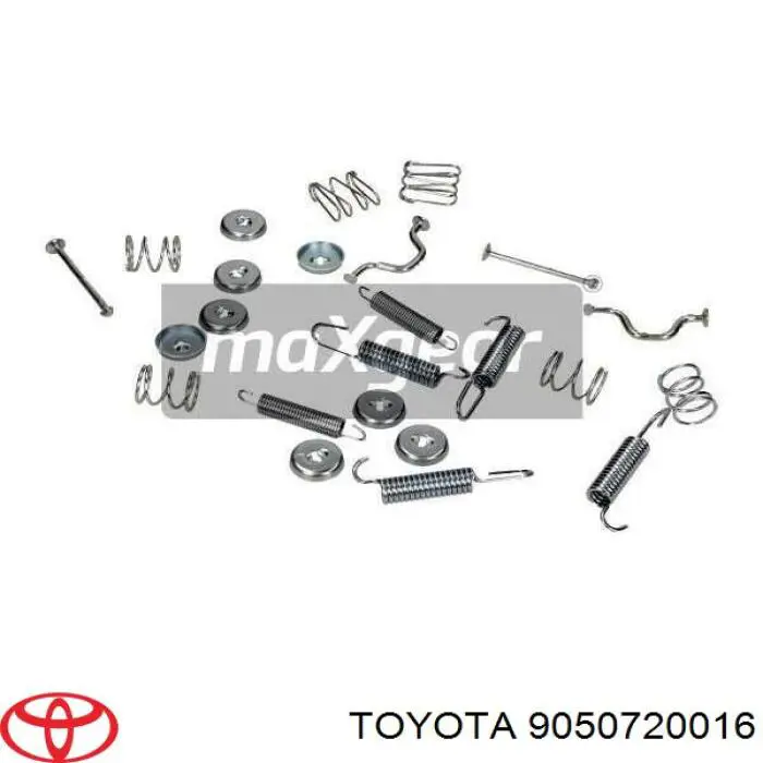 Монтажний комплект задніх барабанних колодок 9050720016 Toyota