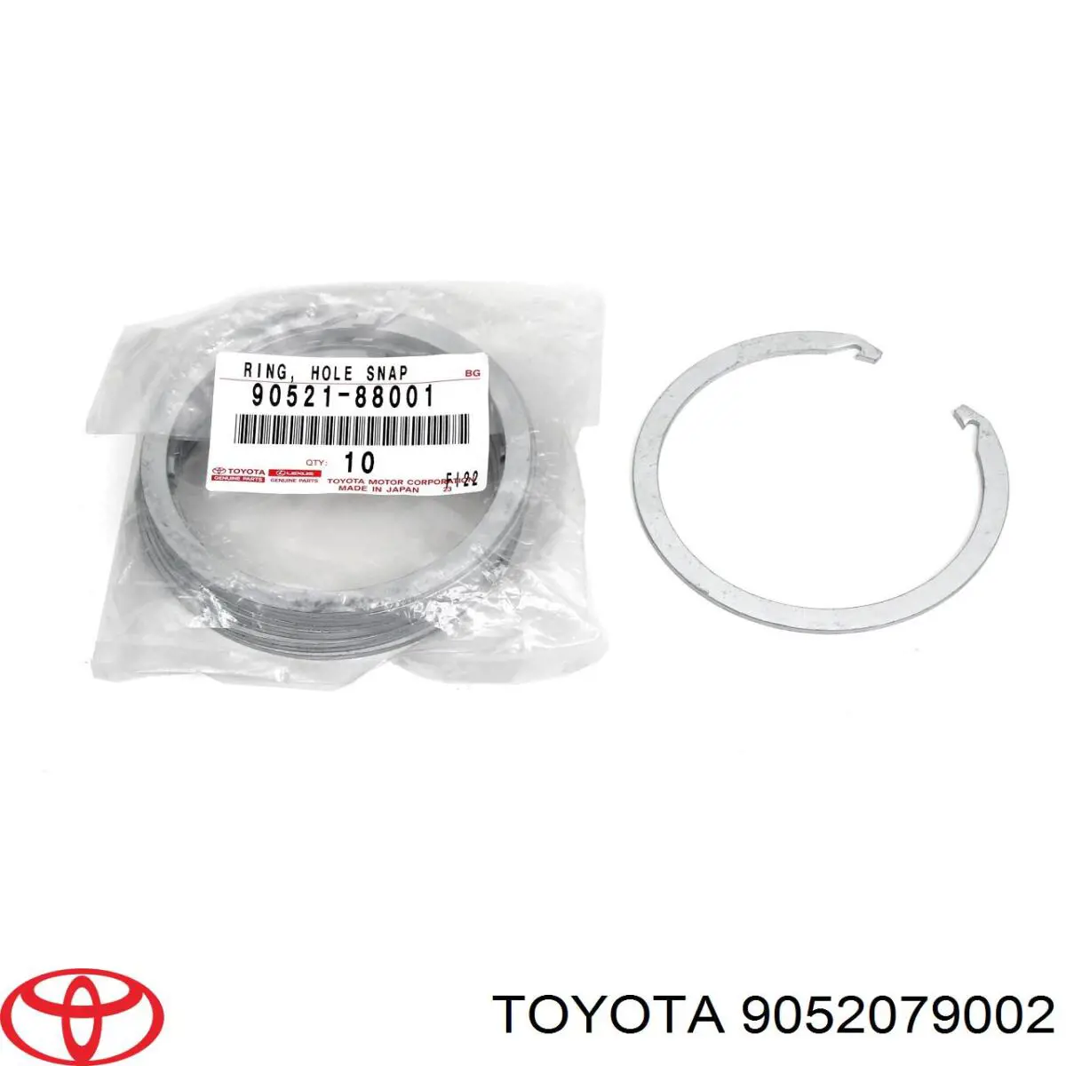 Кільце стопорне підшипника передньої маточини Toyota 9052079002 ціна, від 3.71 USD