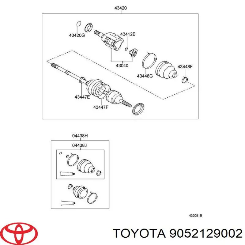  9052129002 Toyota