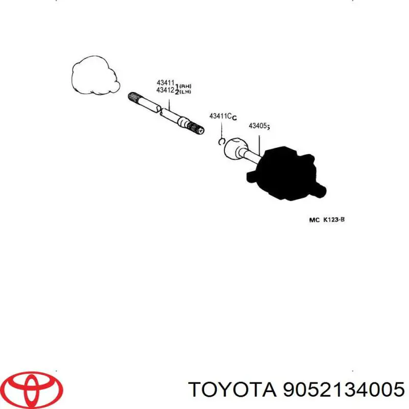  9052134005 Toyota