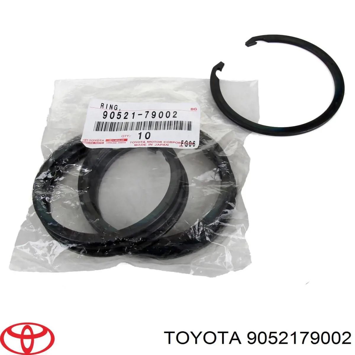 Кільце стопорне підшипника передньої маточини 9052179002 Toyota