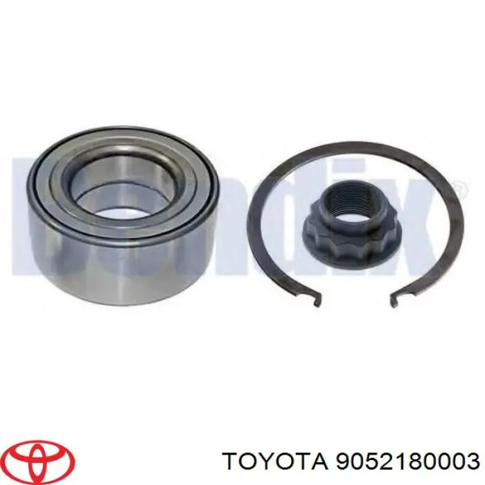 9052180003 Toyota Підшипник маточини передньої