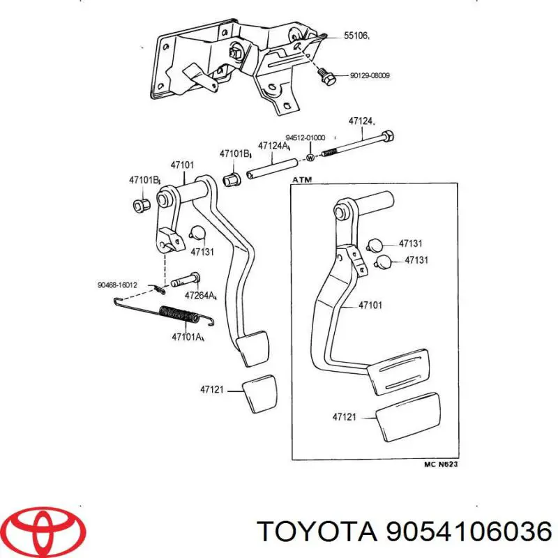  9054106036 Toyota