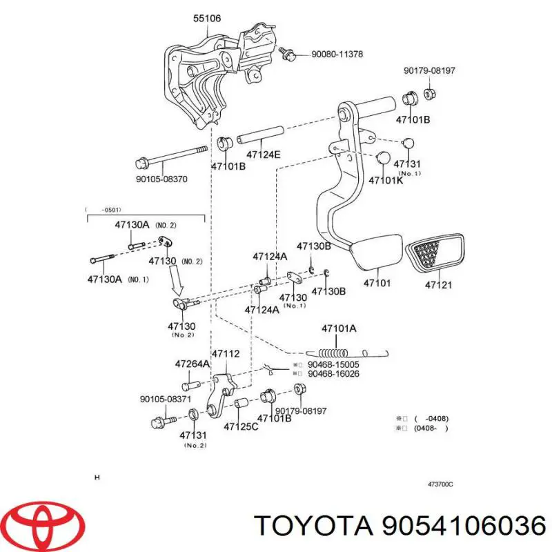  9054106036 Toyota