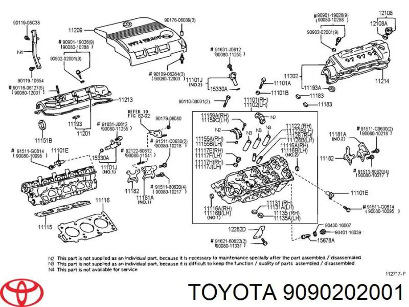 9090202001 Toyota 