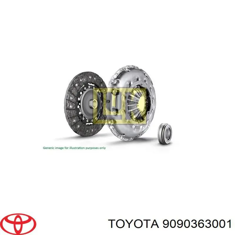 Вижимний підшипник 9090363001 Toyota