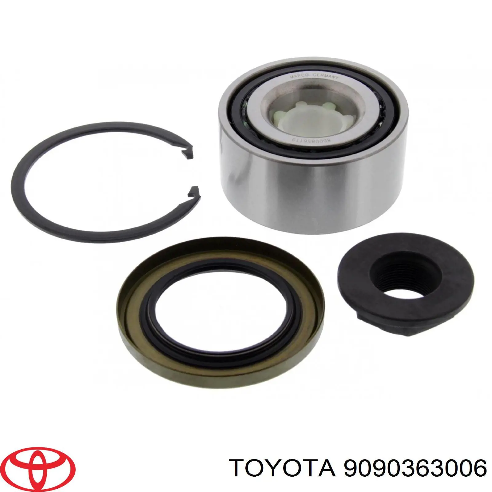 Купити 9090363006 Toyota Підшипник ступиці передньої