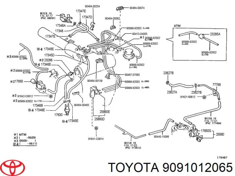 9091012065 Toyota 