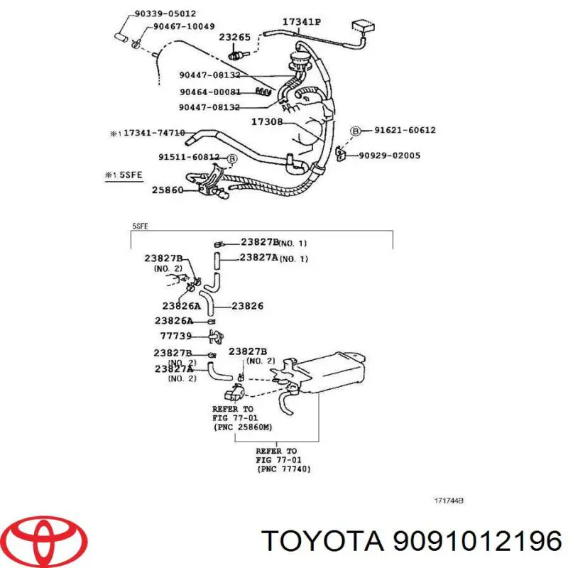  Toyota 9091012196 ціна, від 25.51 USD