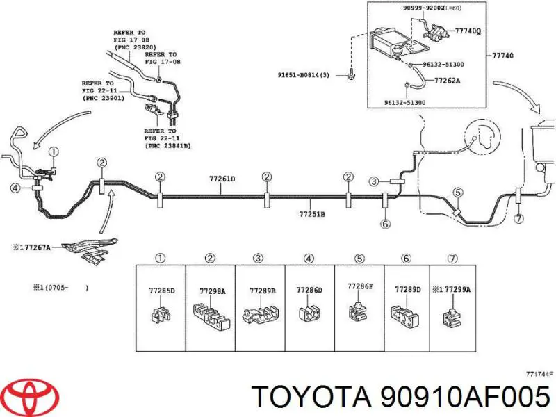  90910AF005 Toyota