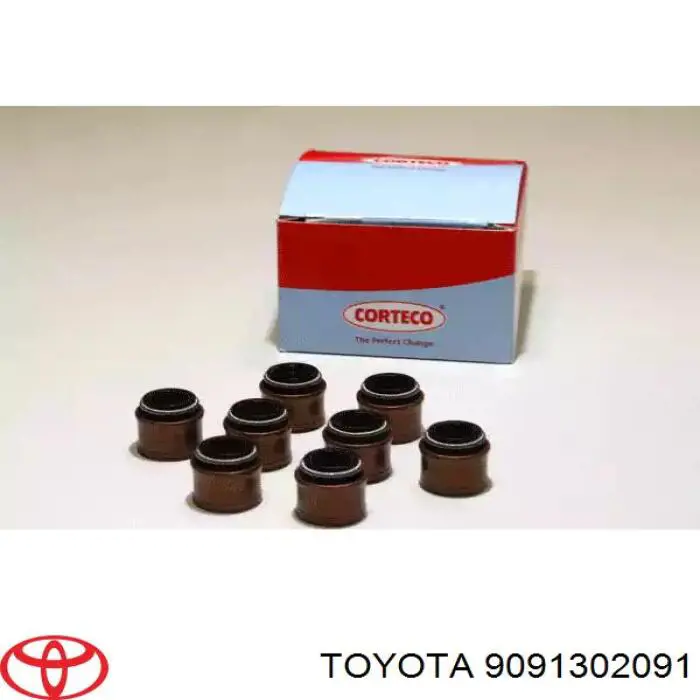 Сальник клапана (маслознімний), впускного Toyota 9091302091 ціна, від 1.18 USD