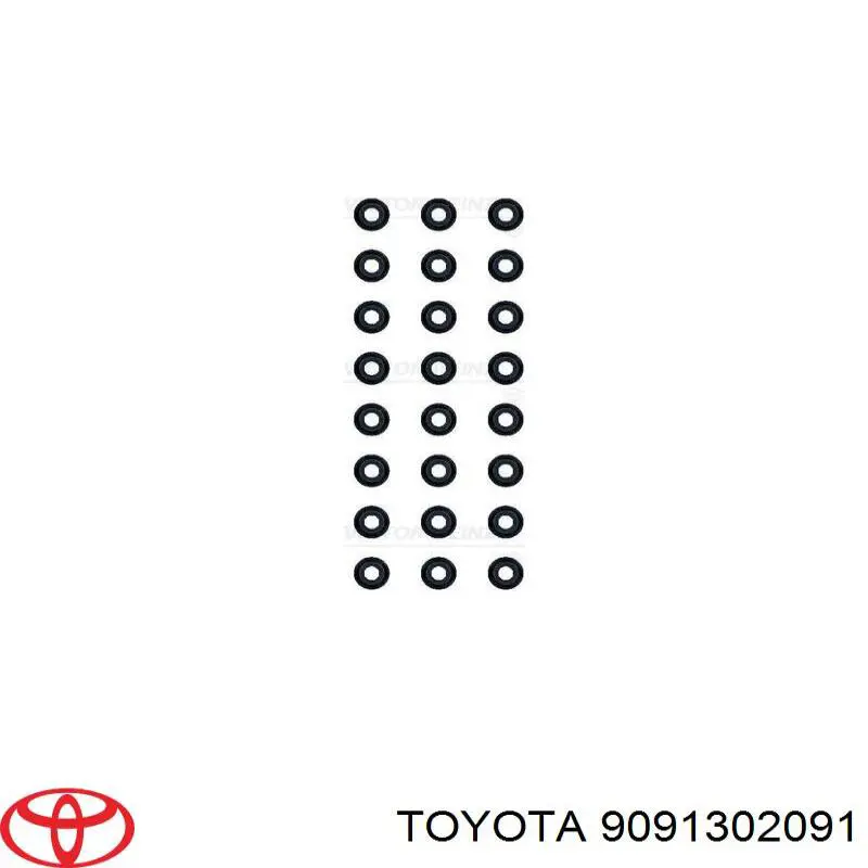 9091302091 Toyota сальник клапана (маслознімний, впускного)