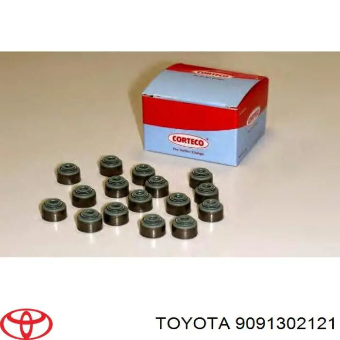 9091302121 Toyota сальник клапана (маслознімний, впуск/випуск)