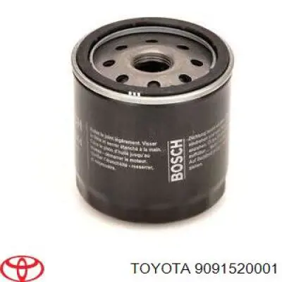 9091520001 Toyota фільтр масляний