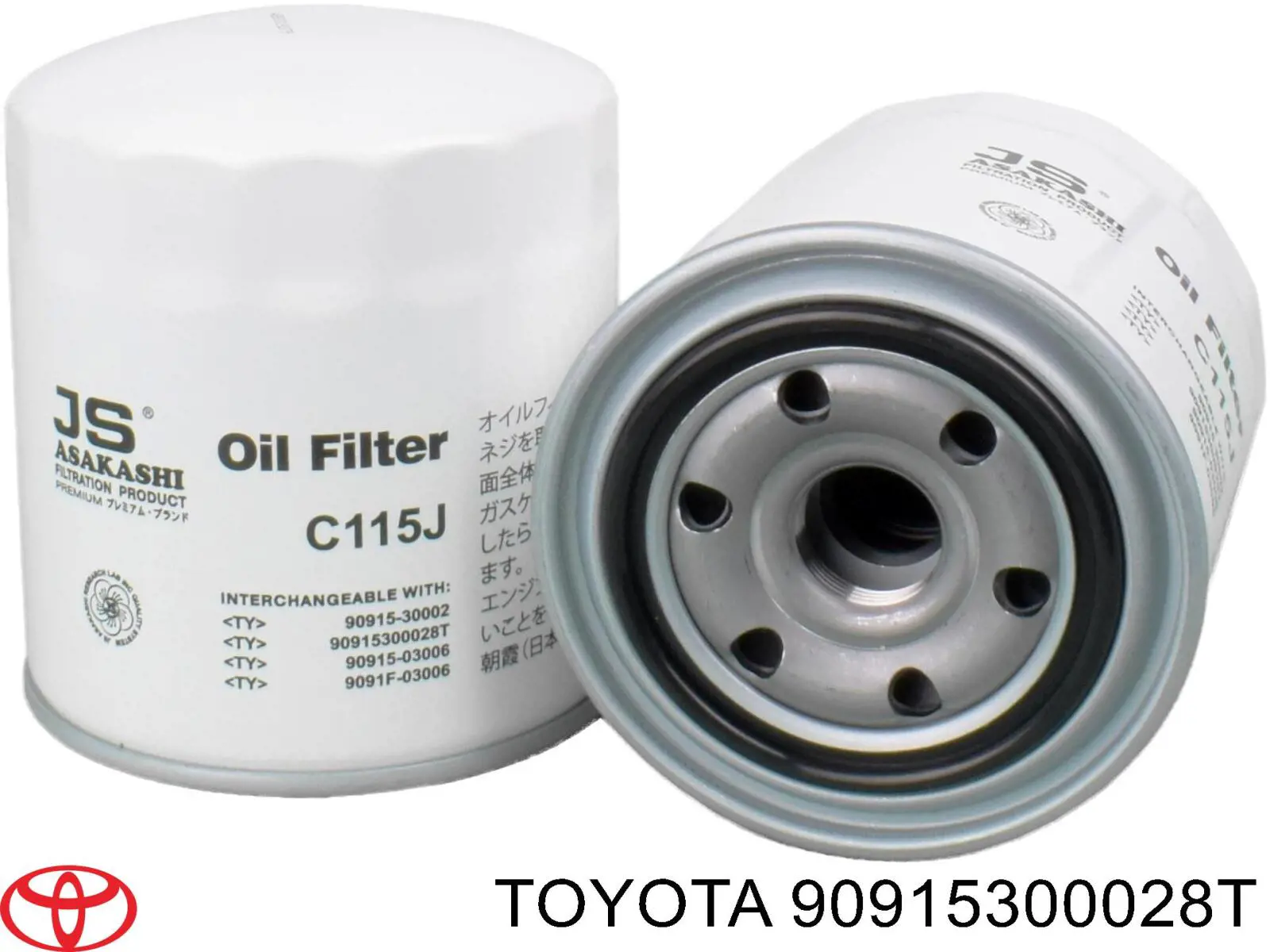 Масляний фільтр двигуна Toyota 90915300028T ціна, від 11.41 USD