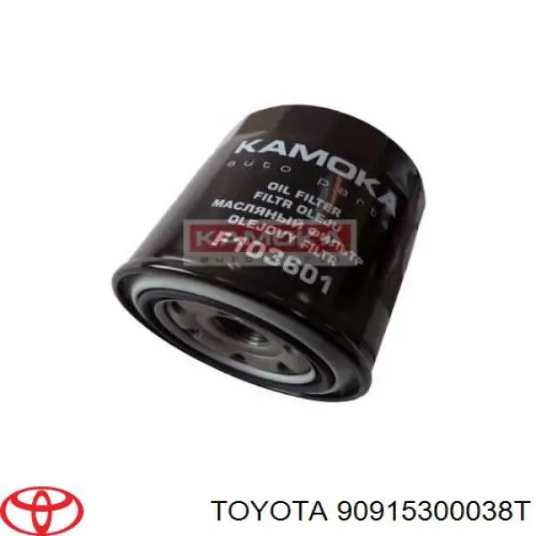 Масляний фільтр двигуна Toyota 90915300038T ціна, від 9.49 USD