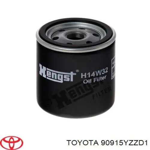 Купити 90915YZZD1 Toyota Фільтр очищення масла відцентровий