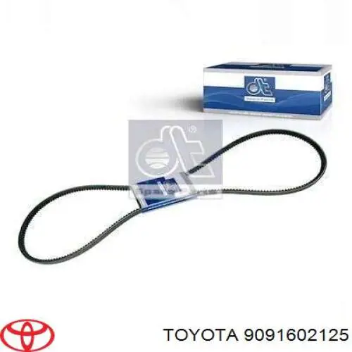 Клиновий ремінь Toyota 9091602125 ціна, від 5.07 USD