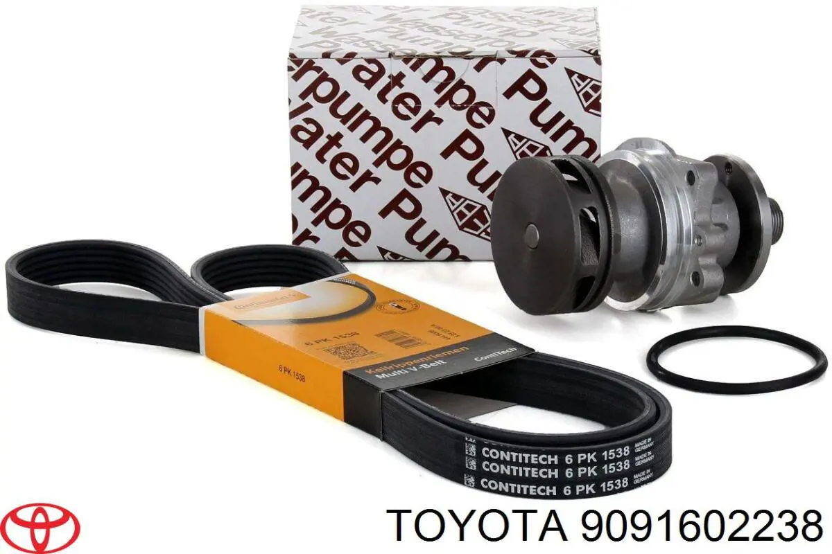 Ремінь кондиціонера Toyota 9091602238