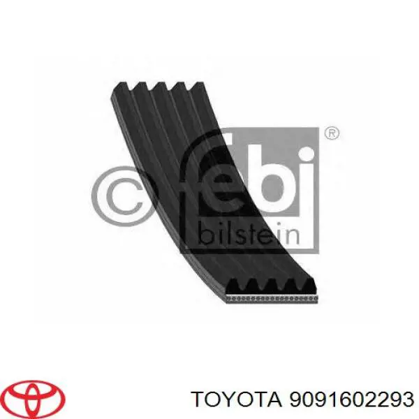 Клиновий ремінь Toyota 9091602293 ціна, від 6.76 USD