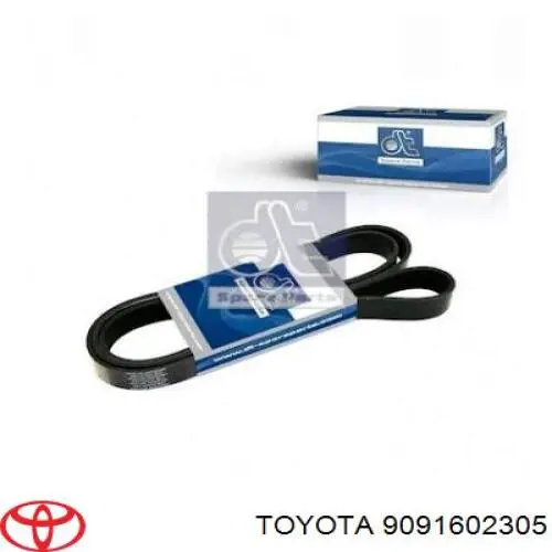 9091602305 Toyota Поліклиновий ремінь