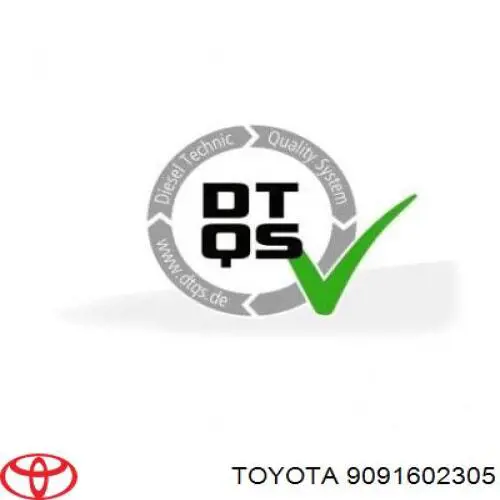 Ремінь приводний, агрегатів 9091602305 Toyota