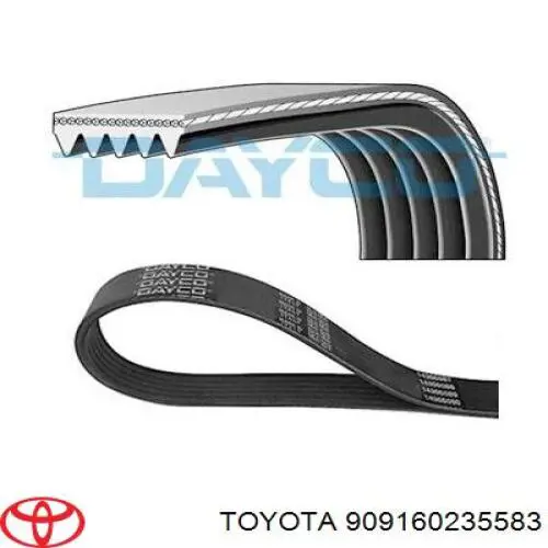 909160235583 Toyota Поліклиновий ремінь