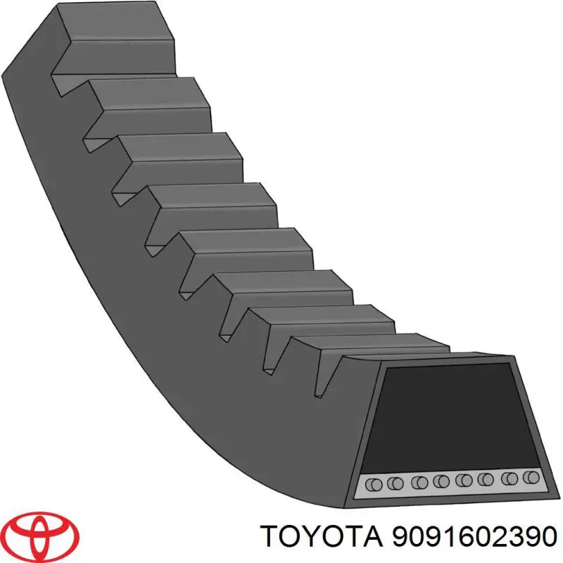 Ремінь генератора 9091602390 Toyota