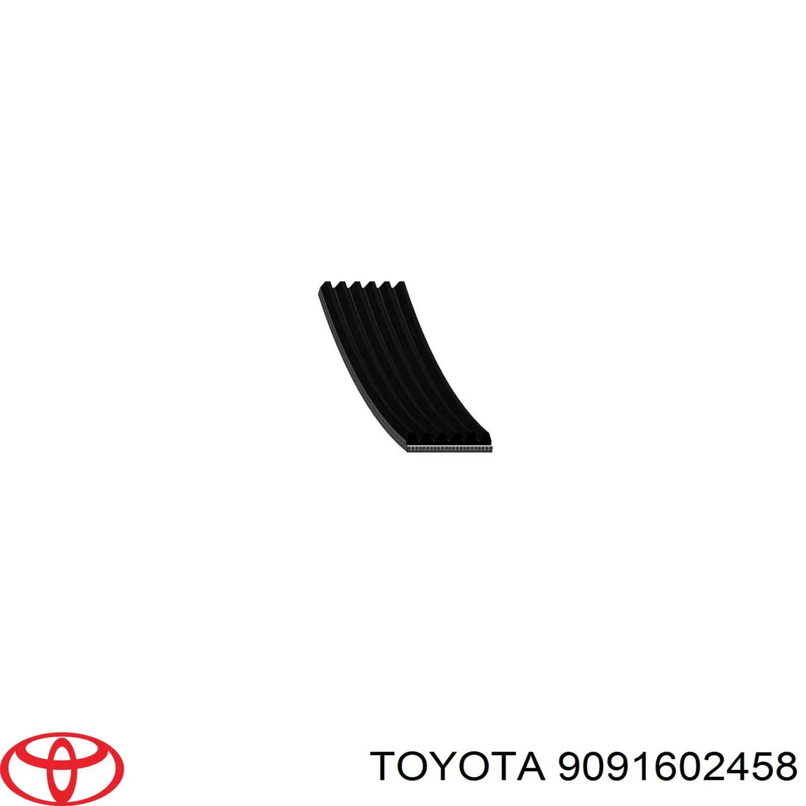 Клиновий ремінь Toyota 9091602458 ціна, від 14.78 USD