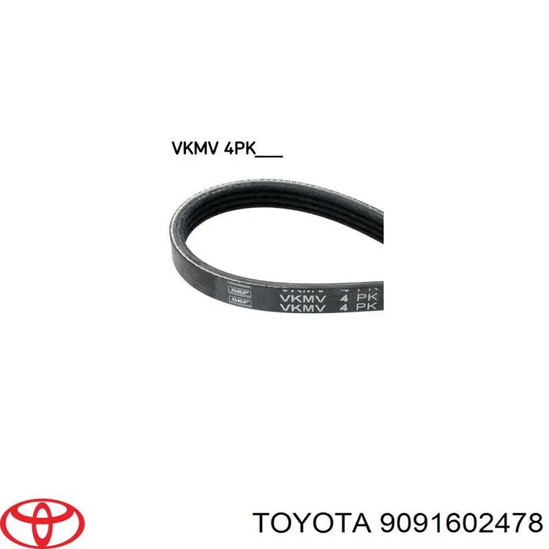 Ремінь кондиціонера Toyota 9091602478