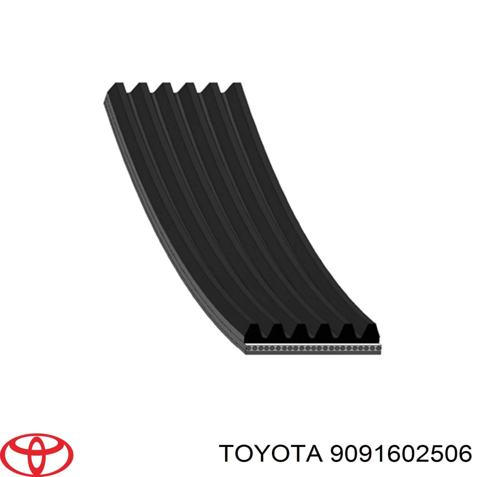 Клиновий ремінь Toyota 9091602506 ціна, від 11.67 USD