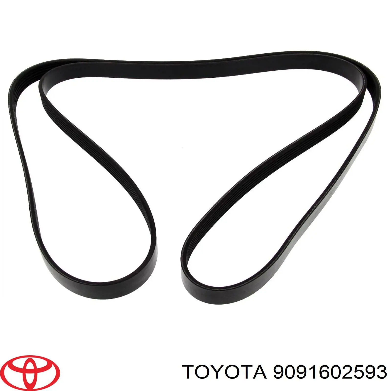Клиновий ремінь Toyota 9091602593 ціна, від 17.07 USD