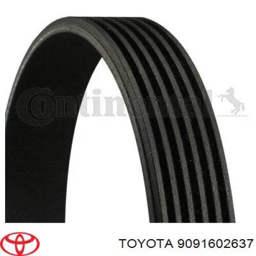 Клиновий ремінь Toyota 9091602637 ціна, від 16.26 USD
