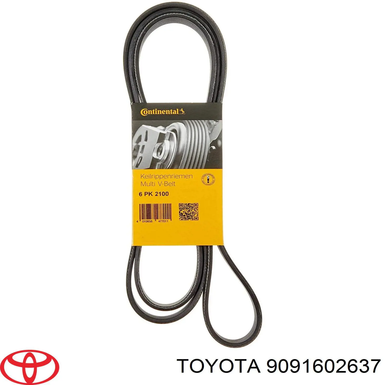 9091602637 Toyota Поліклиновий ремінь
