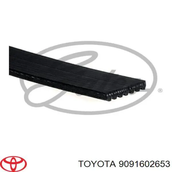 Ремінь приводний, агрегатів 9091602653 Toyota