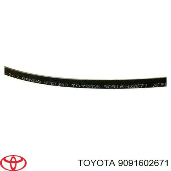 Клиновий ремінь Toyota 9091602671 ціна, від 9.31 USD