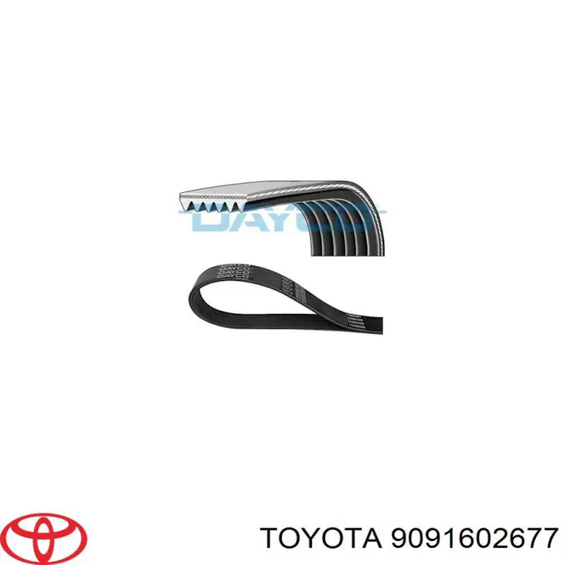 9091602677 Toyota ремінь приводний, агрегатів