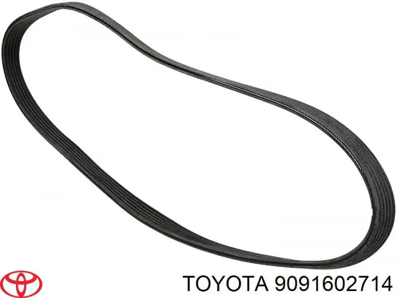 Ремінь приводний, агрегатів 9091602714 Toyota