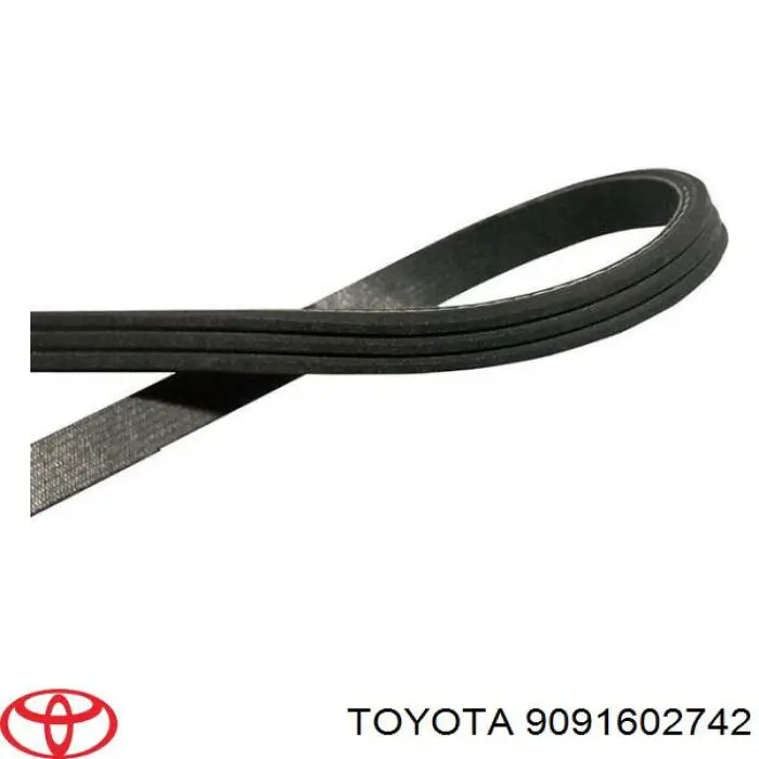 Ремінь приводний, агрегатів 9091602742 Toyota