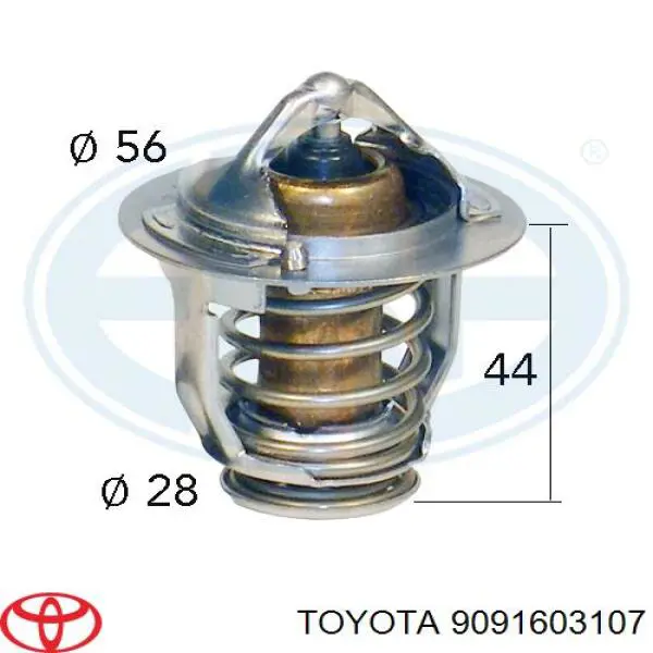 Автомобільний термостат Toyota 9091603107 ціна, від 15.57 USD