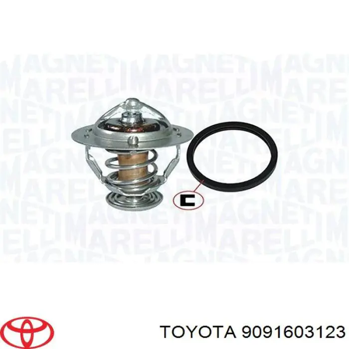 Купити 9091603123 Toyota Термостат в корпусі