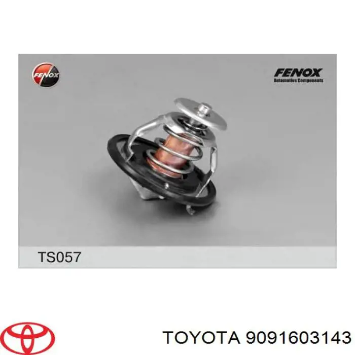 Автомобільний термостат Toyota 9091603143 ціна, від 9.71 USD