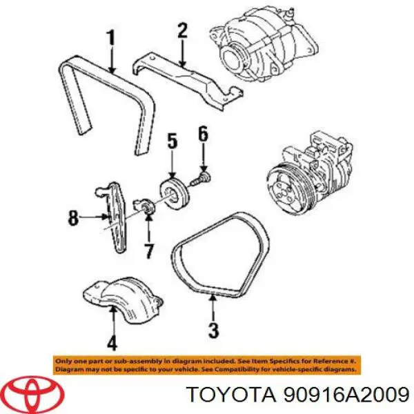 Клиновий ремінь Toyota Solara купе (V3) (2003 - 2008) ціна, від 19.34 USD