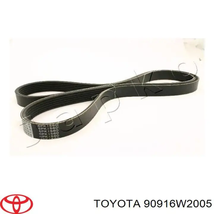 Ремінь кондиціонера Toyota 90916W2005