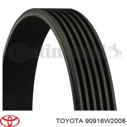 Клиновий ремінь Toyota 90916W2008 ціна, від 14.39 USD