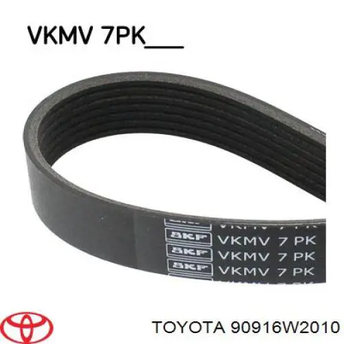 Клиновий ремінь Toyota 90916W2010 ціна, від 24.64 USD