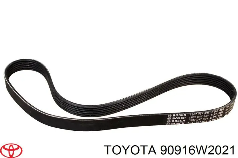 Клиновий ремінь Toyota 90916W2021 ціна, від 7.85 USD