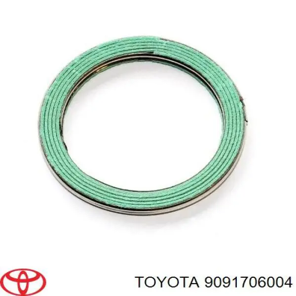 Прокладка прийомної труби глушника на Toyota Yaris (P13)
